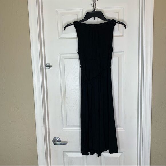 Liz Lange Maternity Black Dress Tie Back Size Extra Small - Picture 5 of 10